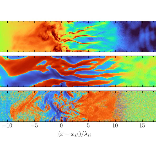 Kinetic Simulations of Nonrelativistic High-mach-number Perpendicular Shocks Propagating in a Turbulent Medium